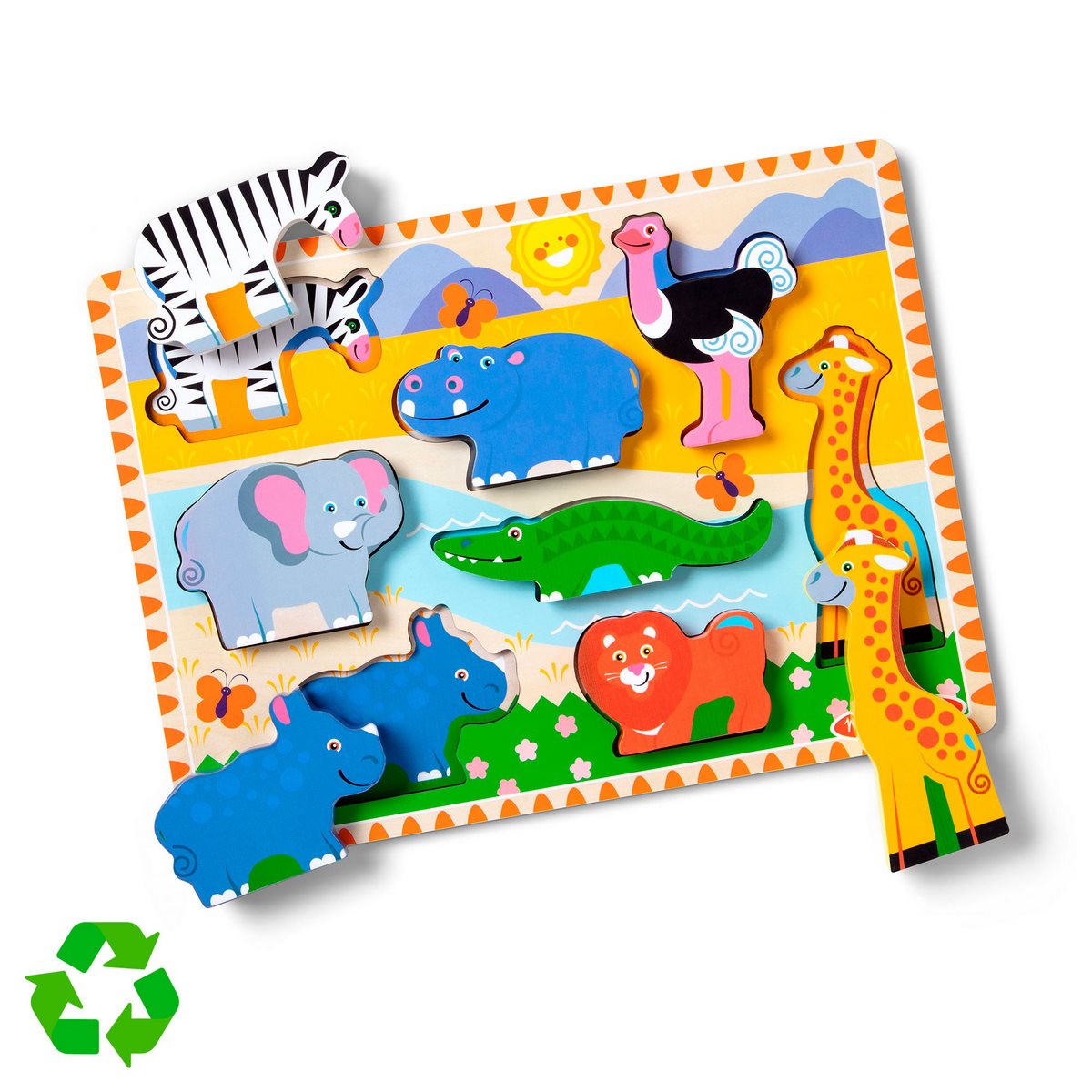 Puzzle Encaje De Madera 3D Melissa & Doug - Selva